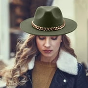 ASFGIMUJ Hats For Womens Fashionable Fedora Fedoraswide Fordressand Baseball Capss Caps For Women