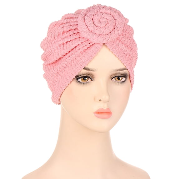 Hats For Womens Turbans Knot Pre Tied Bonnet Beanie Caps Headwraps Caps For Women