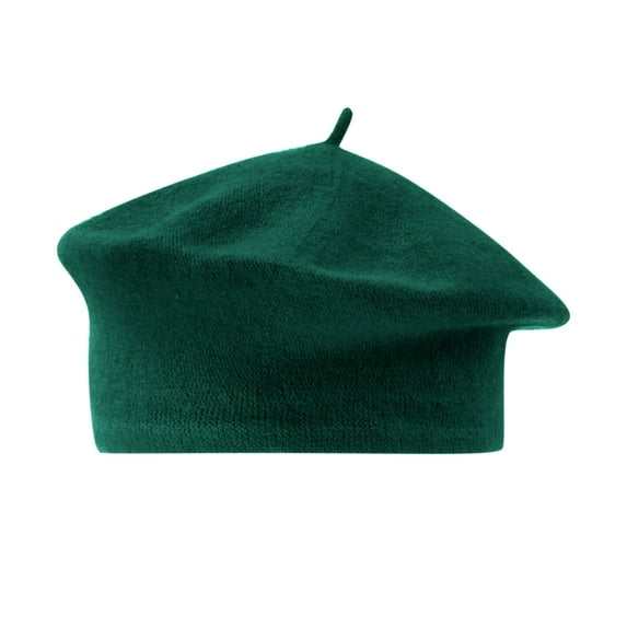Hats Ladies Solid Color Imitation Wool Beret Bud Painter Hat
