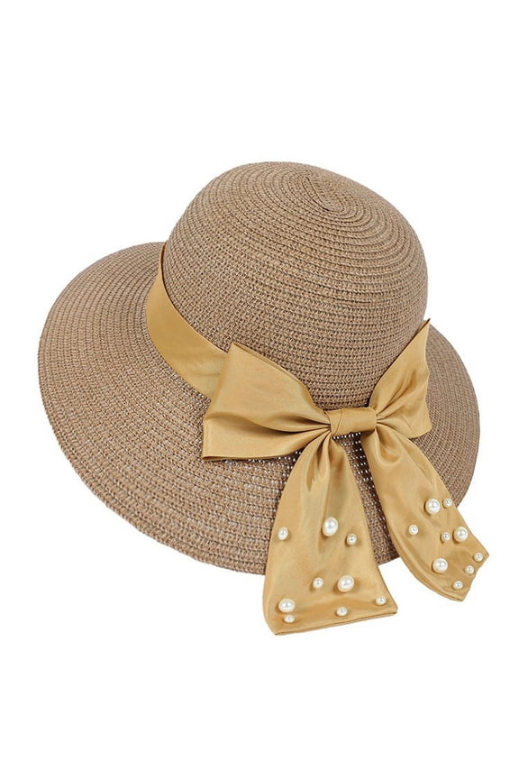 Hats Ladies Summer Foldable Cap Wide Brim Summer Beach Outdoor Hat