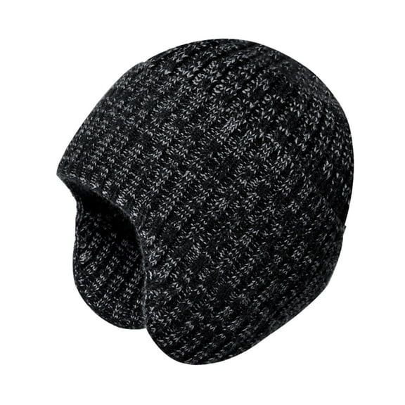 Hats Men And Women Outdoor Warm Hat Winter Thickened Knitting Wool Cold Proof Earmuff Cap