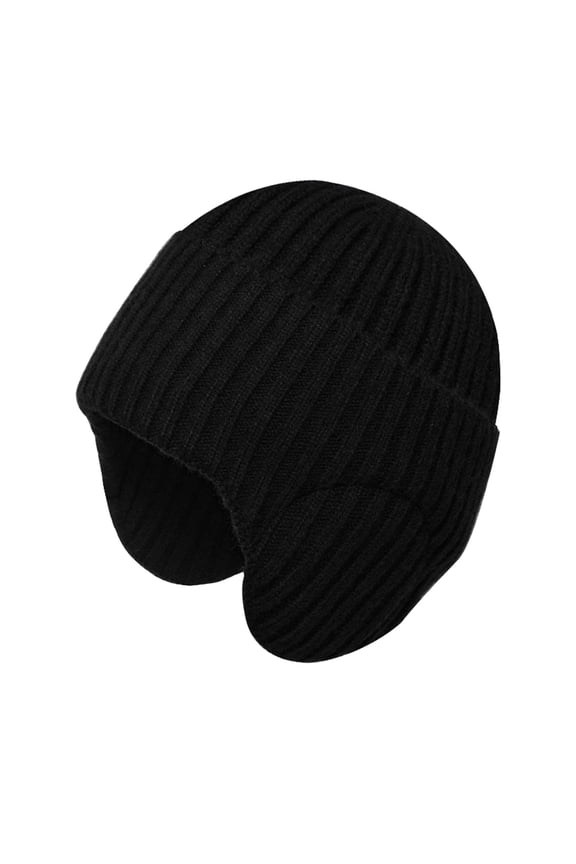 Hats Men And Women Outdoor Warm Hat Winter Thickened Knitting Wool Cold Proof Earmuff Cap