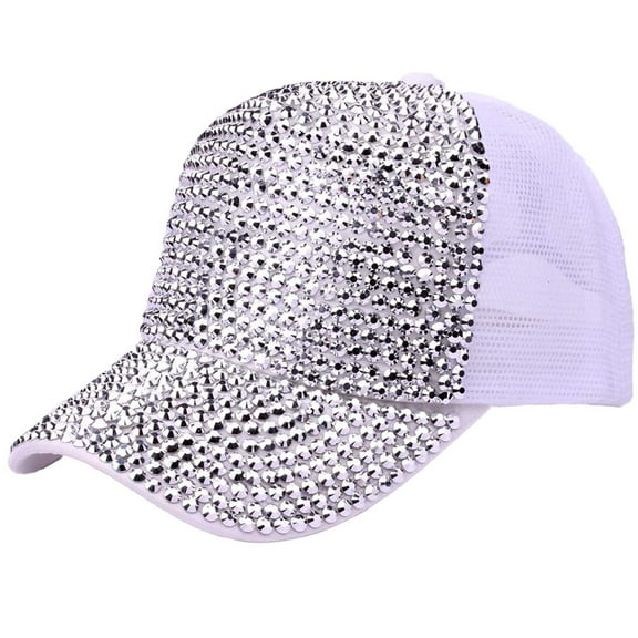 Hats for Men,Classic Unisex Baseball Cap for Outdoor Sports and Casual Wear Lightweight Breathable Sun Hat with Adjustable Fit,Hats for Women,White,One Size