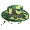 thumbnail image 1 of Hats for Men, Comdrip Outdoor Hiking Fishing Hat Fisherman's Hat Casual Jungle Round Brimmed Hat Men's and Women's Hiking Hats Bucket Hats for Woman Green1 L, 1 of 3
