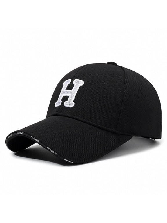Hats for Men - Snapback Baseball Cap with High Profile Design New Summer Men's And Women's Caps Show Faces Small Artifacts Korean Version Texture Full Of Big Heads Versatile Shades