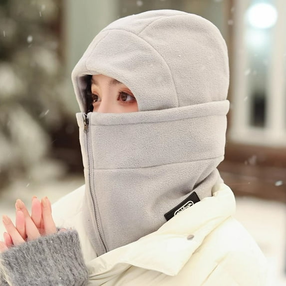 Hats for Men and Women The Same Type Of Autumn and Winter Cycling Warm Bike Riding Face One Head Cover Man Hats and Caps Heated Work Hat Thermal Hat for Men Trapper Cap Knit Trapper Hat Mens