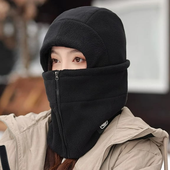 Hats for Men and Women The Same Type Of Autumn and Winter Cycling Warm Bike Riding Face One Head Cover Man Hats and Caps Heated Work Hat Thermal Hat for Men Trapper Cap Knit Trapper Hat Mens