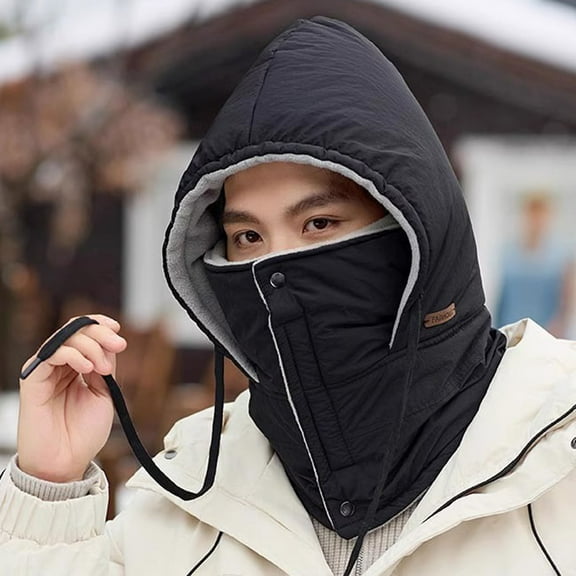 Hats For Men And Women The Same Type Of Autumn And Winter Cycling Warm Bike Riding Face One Head Cover Mens Stocking Caps Winter Leather Mad Hat Man Winter Hat Cold Weather Hats Winter Hat Men Hat