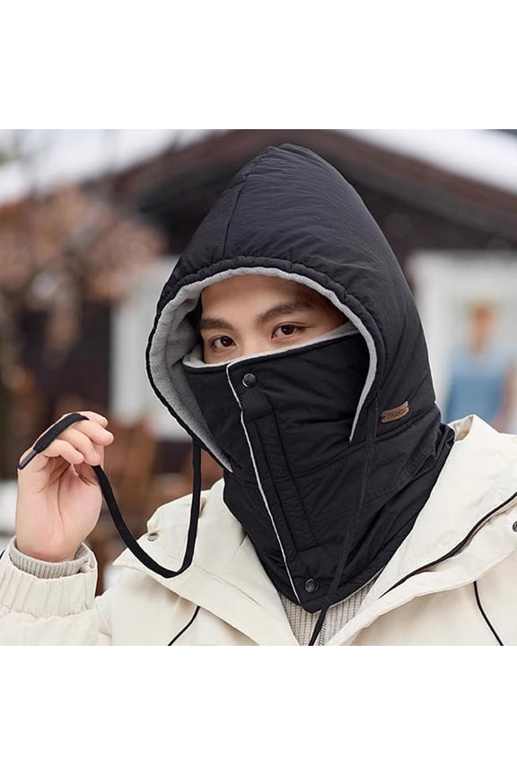 Hats For Men And Women The Same Type Of Autumn And Winter Cycling Warm Bike Riding Face One Head Cover Mens Stocking Caps Winter Leather Mad Hat Man Winter Hat Cold Weather Hats Winter Hat Men Hat