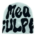 thumbnail image 1 of Hats Men's and Women's Jacquard Letter Hat Winter Warm Adult Knitted Cap for Outdoor Activities, 1 of 2