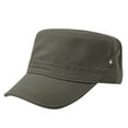 thumbnail image 1 of Hats Mens Fashion Casual Cotton Flat Top Sunshade Washing Hiking Hat, 1 of 2