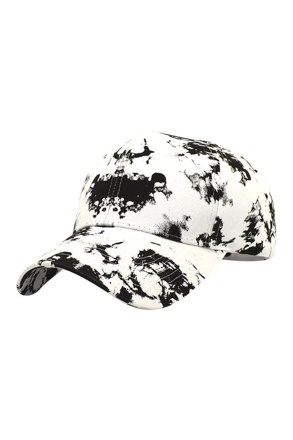 Hats Spring And Autumn Tie Dye Baseball Cap European And American Fashion Men's Cap Foreign Trade Outdoor Sun Visor Hat