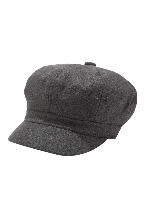 Hats Sun Visors for Women Gray Classic Vintage Solid Korean Painter News Womens Hats