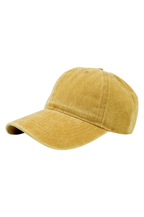 Hats Sun Visors for Women Yellow Classic Custom Large Scale Solid Color Adjustable Outdoor Sport Womens Hats