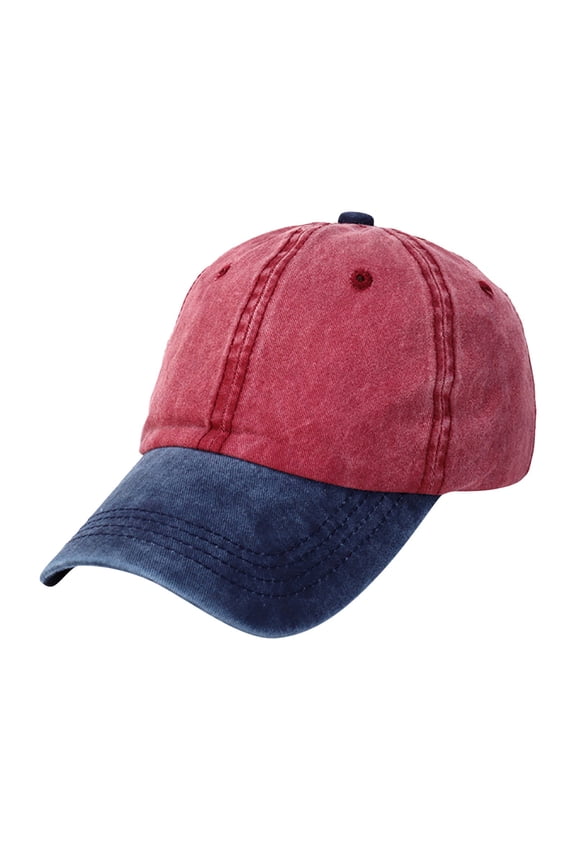Hats Washed Cotton Baseball Cap Men's Cap Spring And Summer Women's Outdoor Breathable Color Foreign Trade Hat