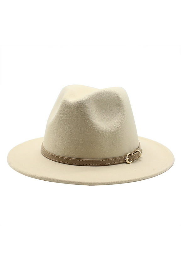 Hats Western Cowboy For Women Classic Roll Up Buckle Belt Women Retro Wide Brim Cowboy Hat