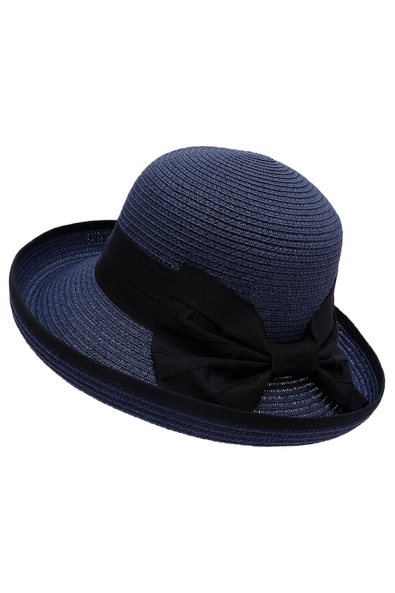 Hats for Women Church Derby Bowknot Easter Tea Party Hat Ladies Pillbox Dress Hats Straw Hats for Women Sun Protection Hat Sun Beach Summer Girls Womens Outdoor Baseball Caps
