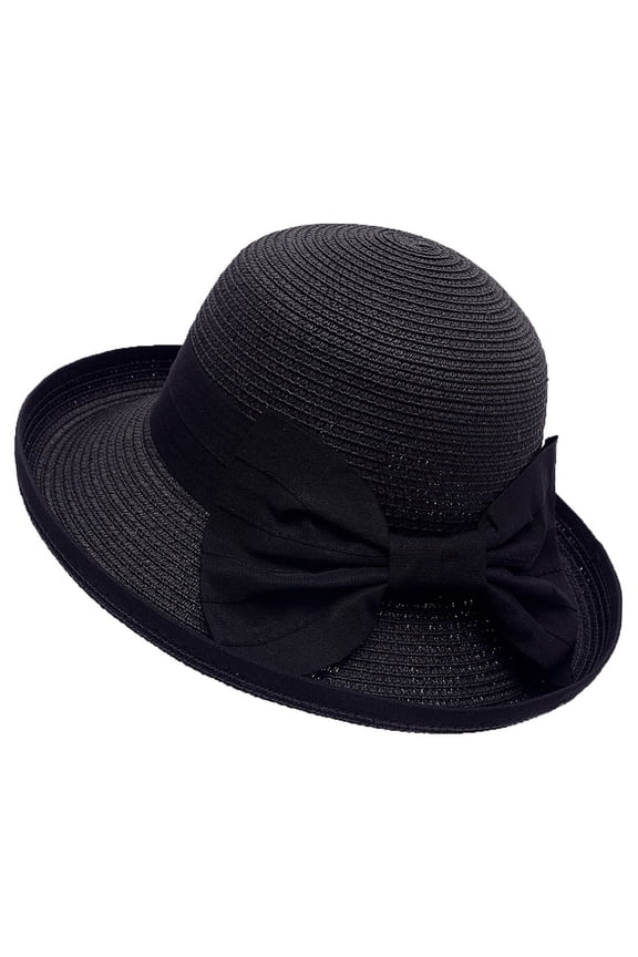 Hats for Women Church Derby Bowknot Easter Tea Party Hat Ladies Pillbox Dress Hats Straw Hats for Women Sun Protection Hat Sun Beach Summer Girls Womens Outdoor Baseball Caps