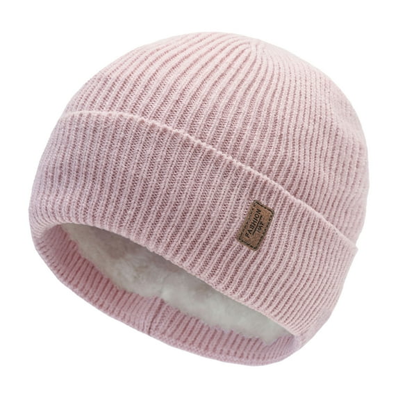 Hats for Women Cold Weather Gear Winter Men and Women Padded and Thickened Warm Hat Outdoor Letters Knitted Hat Fall and Winter Riding Neck Warm Wool Hat