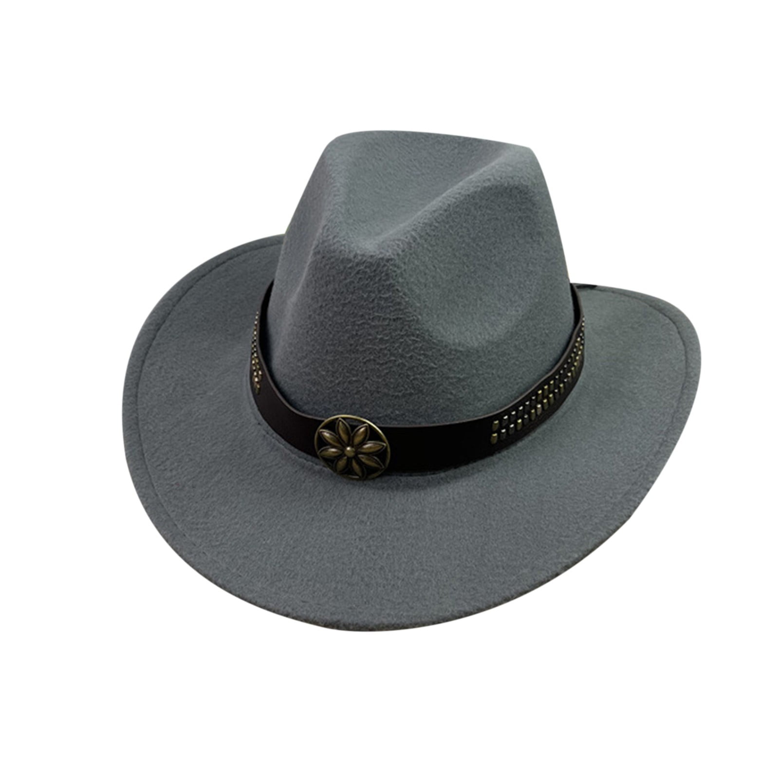 Hats for Women Cowboy Hat Fashionable Fedora Fedoras Men Wide For Women