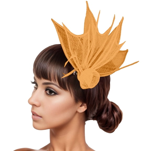 Hats For Women Fascinator Flowers Net Bridal Headpiece Hair Clip Hat Feather Hair Accessories Headpiece For Party Wedding Club Hair Accessory Tea PartyWeddingChurch Sweatbands for Men Head Womens