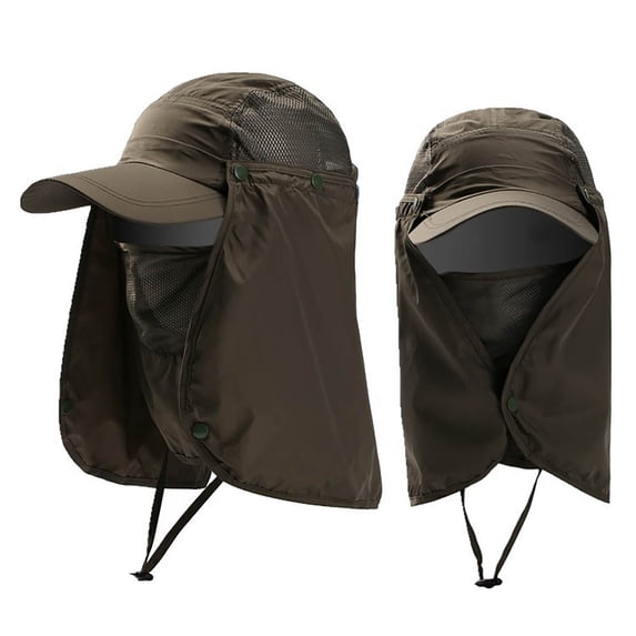 Hats Women & Men Outdoor Sun Fishing Hiking Caps With Face Neck Cover UPF 50+ Outdoor Sportswear Accessories Hat