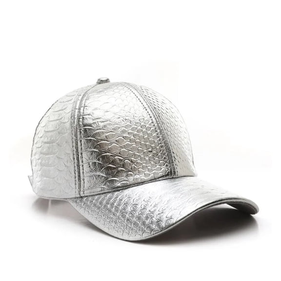 Hats Women'S Autumn And Winter Leather Solid Color Light Board Baseball Caps Outdoor Sports Men'S Travel Sun Protection Shade Su ,Durable Quality