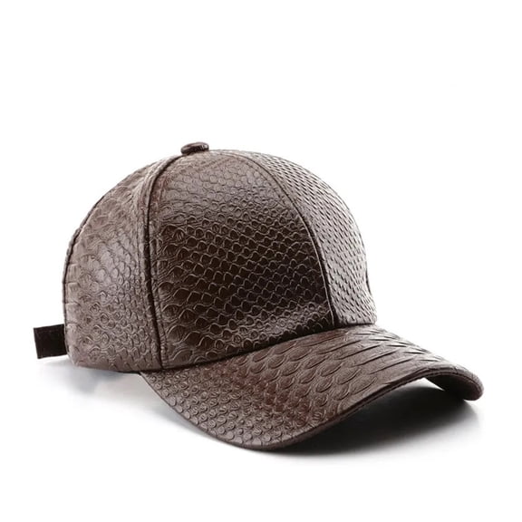 Hats Women'S Autumn And Winter Leather Solid Color Light Board Baseball Caps Outdoor Sports Men'S Travel Sun Protection Shade Su ,Durable Quality