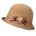 thumbnail image 1 of Hats Women's Autumn And Winter Dome Casual Fisherman Pot Small Bowler Hat, 1 of 3