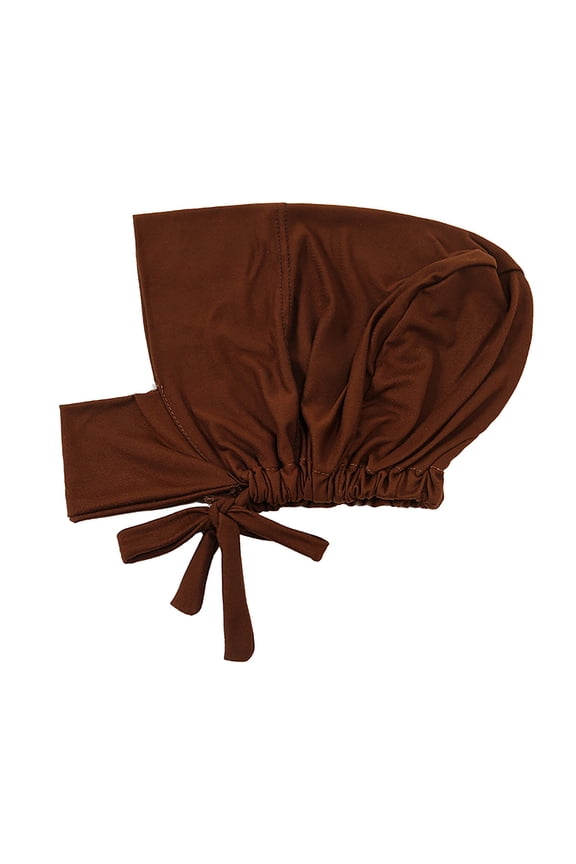 Hats Womens Casual Solid Head Cap Hair Cover Wrap Headwear Muslim Turban Cap Hat