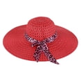 thumbnail image 1 of Hats Womens Wide Brim Big Floppy Foldable Roll Up Cap Beach Sun 50+ Hat, 1 of 5