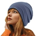 thumbnail image 1 of Hats Womens Winter Woolen Womens Loose Woolen Oversized Knitted Warm Winter Suitable For Cold Weather One Size Hat, 1 of 4