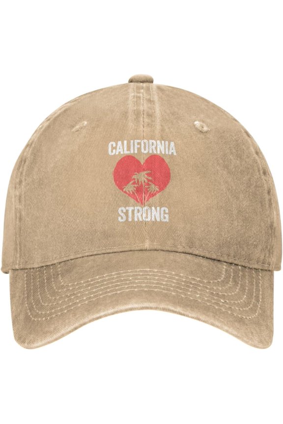 Hats for Men Baseball Cap California Strong Hats for Women Pray for California Tennis Caps