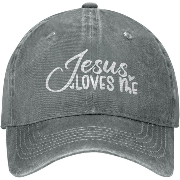 Hats for Men Baseball Cap Jesus Loves Me Gym Hats for Mens Vintage Hat