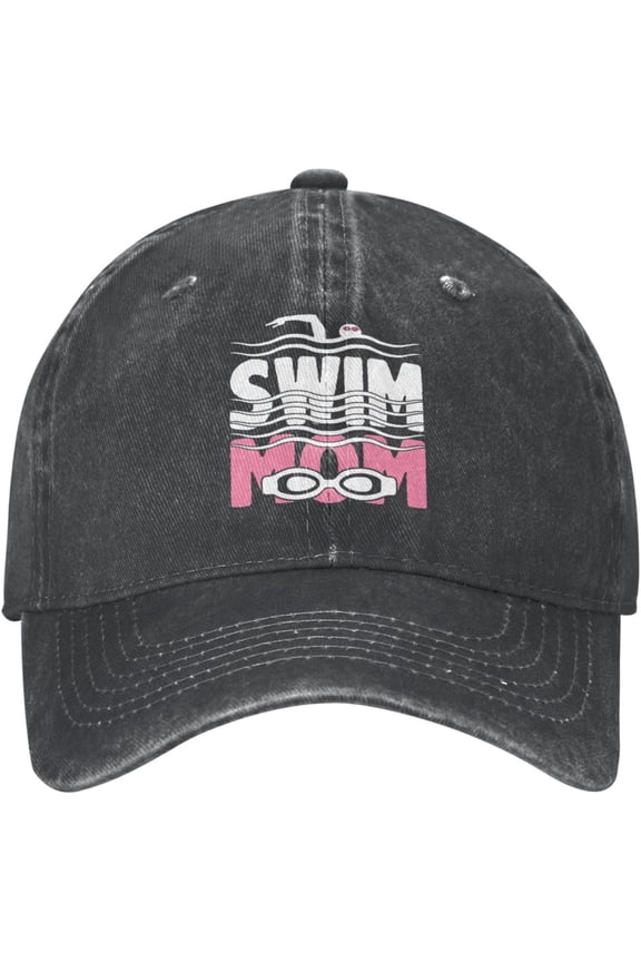 Hats for Men Baseball Cap Swim Mama Life Sport Caps for Mens Workout Caps Quick Dry Swim Mom Tennis Hats