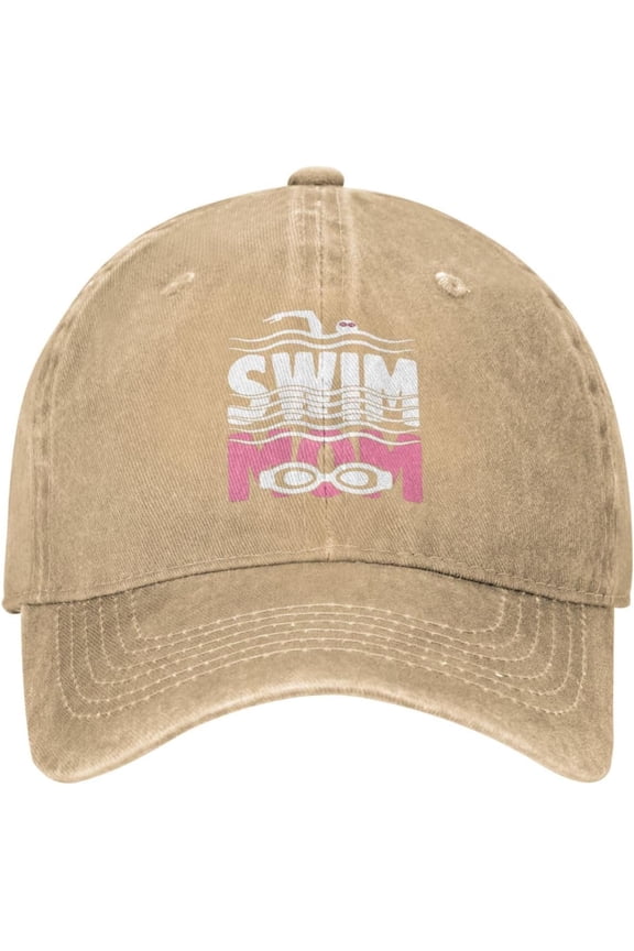 Hats for Men Baseball Cap Swim Mama Life Sport Caps for Mens Workout Caps Quick Dry Swim Mom Tennis Hats