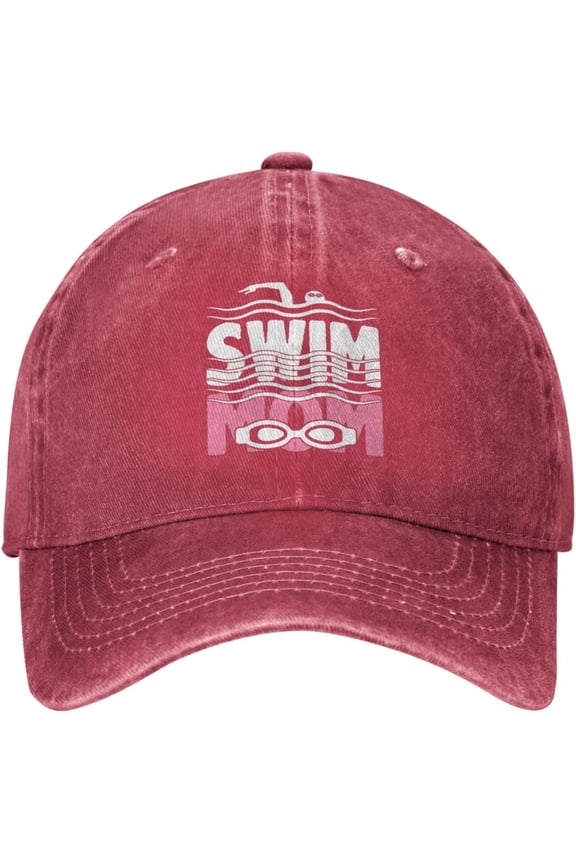 Hats for Men Baseball Cap Swim Mama Life Sport Caps for Mens Workout Caps Quick Dry Swim Mom Tennis Hats