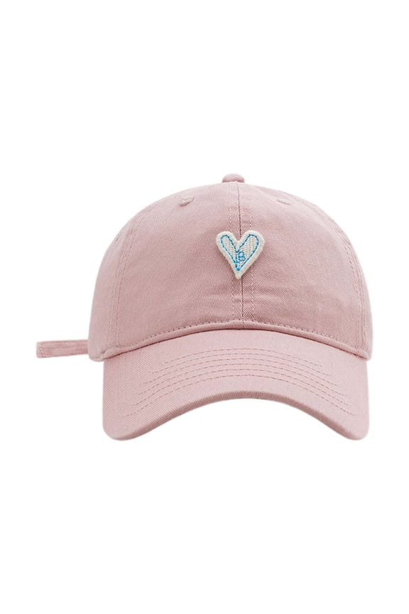 Hats for Men Baseball Cap Uv Protection Messy High Bun Sun Hats Unstructured Athletic Baseball Cap Pink One Size