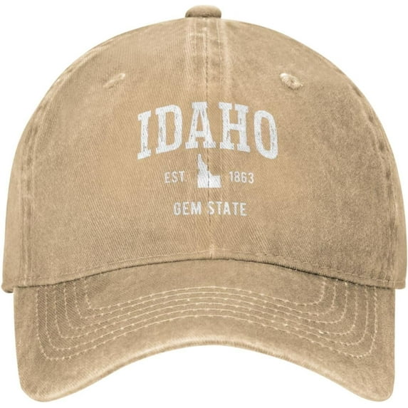 Hats for Men Hiking Golf Caps for Women's Golf Caps Breathable Idaho Retro Caps