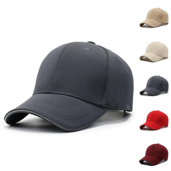 Hats for Men Lightweight Soft Brim Breathable Baseball Cap Adjustable Summer Duckbill Baseball Hats for Men Outdoor Golf Tennis