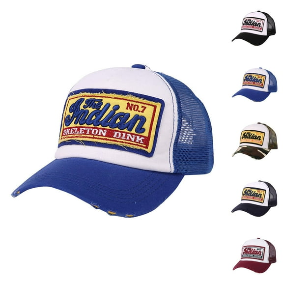 Hats for Men Solid Color Breathable Baseball Cap Adjustable Summer Outdoor Sports Baseball Hat for Men Travel Golf Fishing