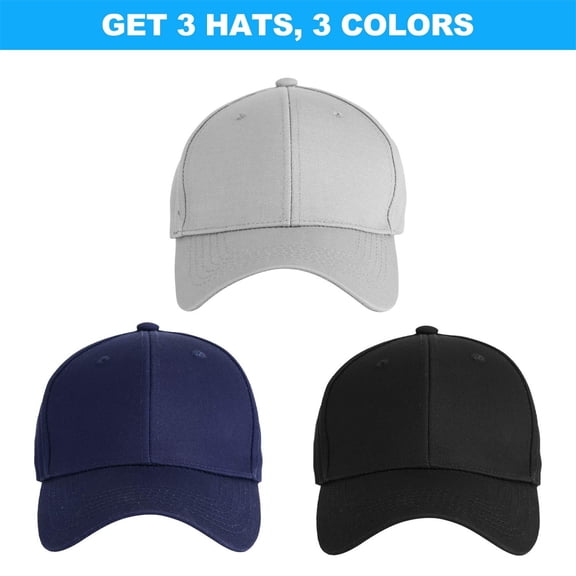 Hats for Men,Unisex Adult Casual Baseball Cap with Buttons for Outdoor Sun and Lightweight Comfort,Hats for Women,Multicolor,One Size