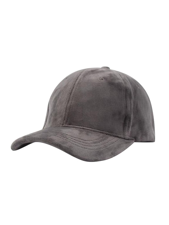 Hats for Men Women Crushed Velvet Baseball Cap Unstructured Hip Hop Adjustable Dad Hat
