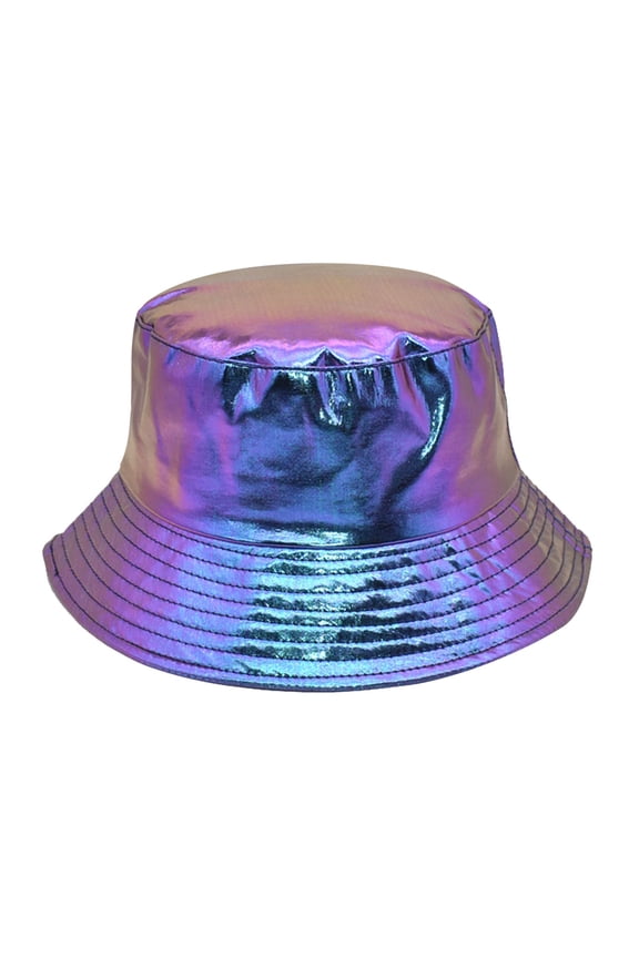 Hats for Men and Women Color Reflective Stage Personality Hip Hop Fisherman Visor Hat Daily Wear
