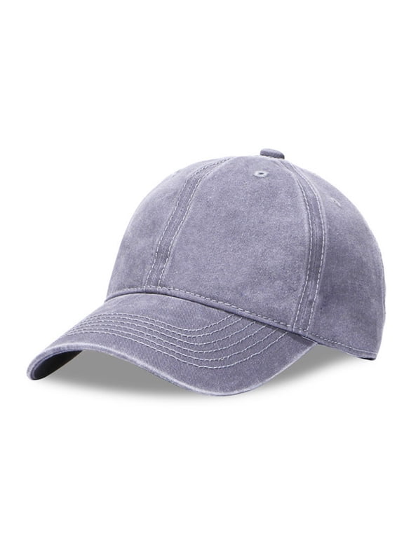 Hats for Women Adult Leisure Outdoor Washed Solid Shade Fashion Baseball Cap