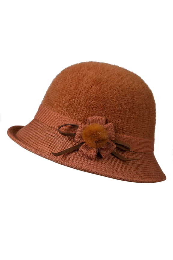 Hats for Women Autumn Winter Dome Casual Fisherman Pot Hat Small Bowler Hats