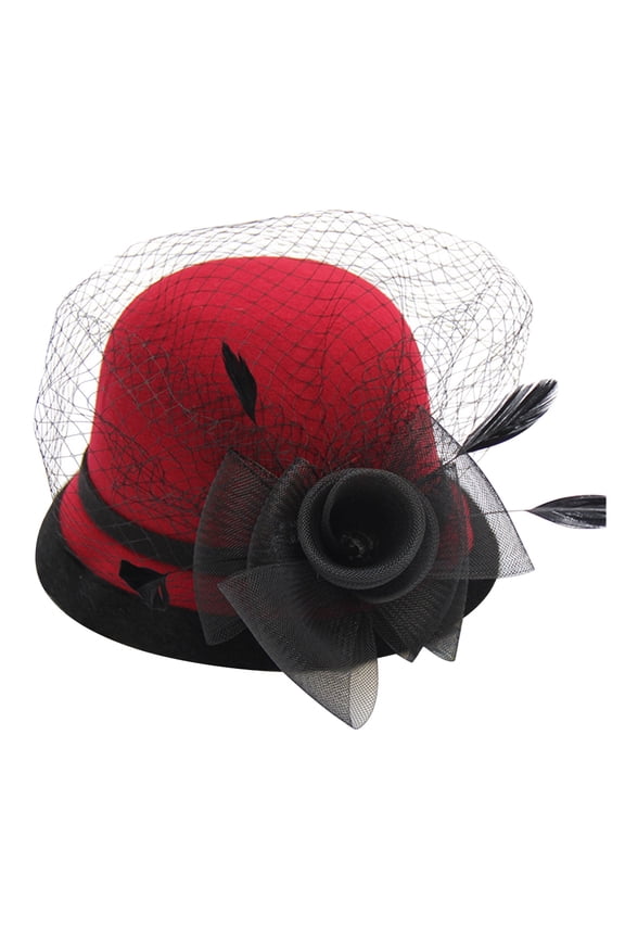 Hats for Women Autumn Winter Flowers Round Top Casual Fisherman'S Basin Cap Small Bowler Hats