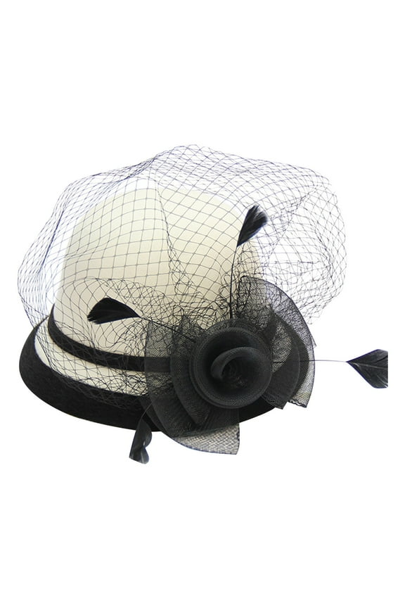 Hats for Women Autumn Winter Flowers Round Top Casual Fisherman'S Basin Cap Small Bowler Hats