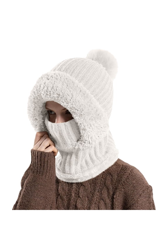 Hats for Women Beanie Hat for Upgrade Beanie Hat With Scarf And Fall Winter Warm Knitted Ski Scarf And Set Hats