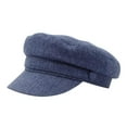 thumbnail image 1 of Hats for Women, Comdrip Cotton Navy Hat Women's Versatile British Beret Newsboy Caps for Women Blue One Size, 1 of 3